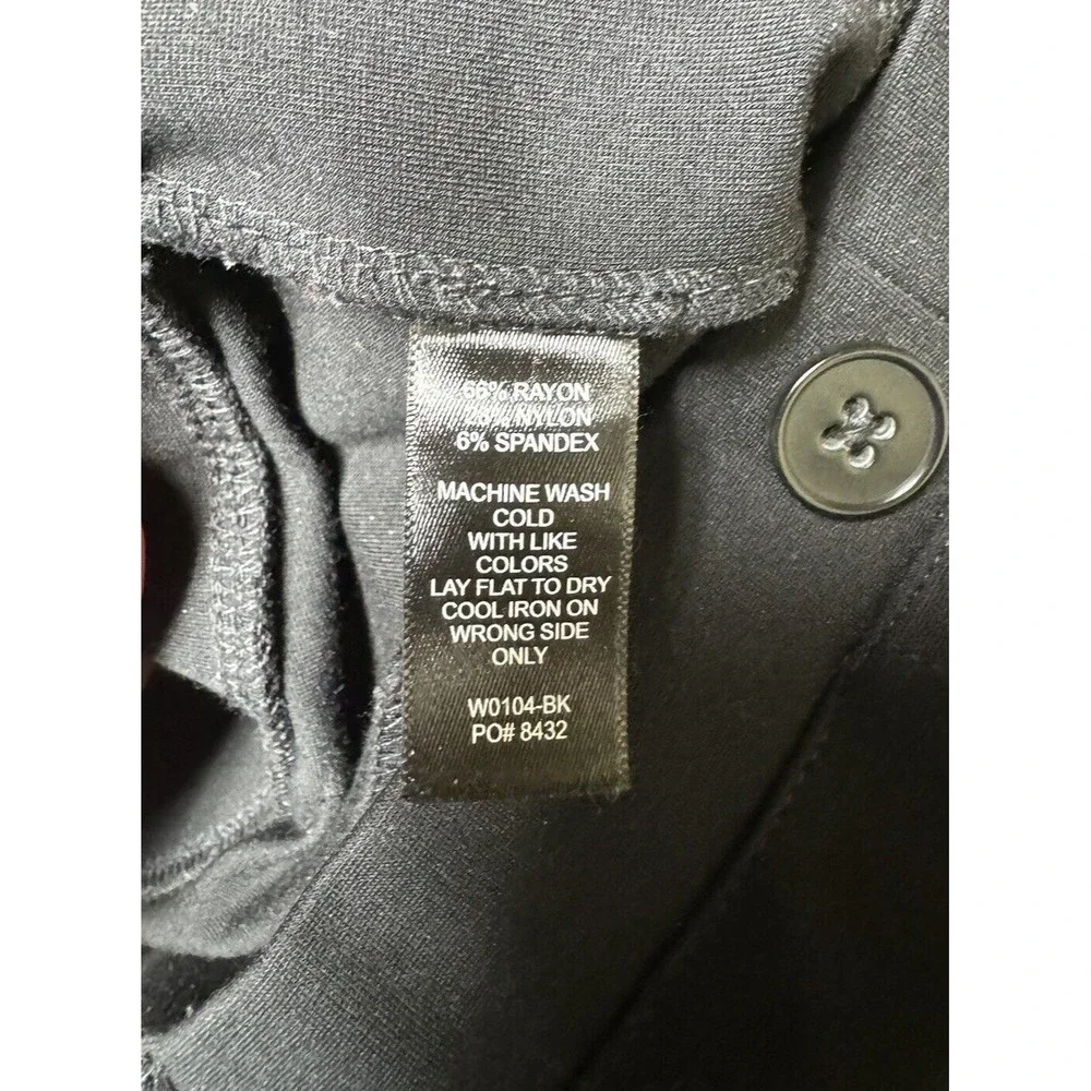 Betabrand Classic Yoga Bootcut Dress Pants Black WO104-BK Women’s XL‎ Long